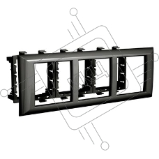 Рамка-суппорт 6мод. Avanti для In-liner Front черн. ДКС 4402916