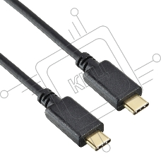 Кабель Buro PD15W USB Type-C (m) USB Type-C (m) 1м черный
