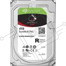 Жесткий диск HDD Seagate IronWolf Pro 4Tb 7200rpm SATA 256Mb 3.5