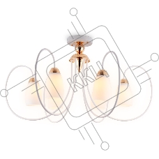 Светильник Ambrella light TR3120/6 WH/GD белый/золото E27 max 40W D850*480
