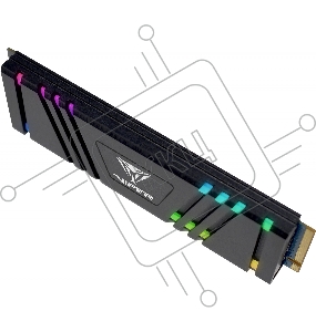 Накопитель SSD Patriot Viper VPR400 1TB, M.2 2280, VPR400-1TBM28H, PCIe 4x4, NVMe, TLC, RGB, 4600/4400, heatshield, RET