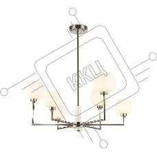 Люстра Ambrella light LH53001/6 SN/FR сатин никель/белый матовый G9*6 max 40W D690*680
