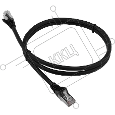 Патч-корд LANMASTER LSZH FTP кат.6, 3.0 м, черный