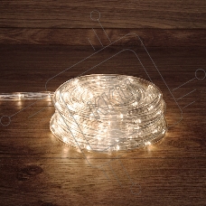 Дюралайт LED, свечение с динамикой (3W), 24 LED/м, ТЕПЛЫЙ БЕЛЫЙ, 14м