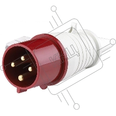 Вилка эл. каб. 32А 3P+E+N 380В тип. роз. 025 IP44 DEKraft 26006DEK