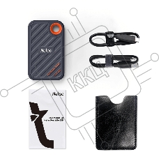 Накопитель SSD External Netac 1.0Tb ZX20 <NT01ZX20-001T-32BL> (USB3.2 Gen2 x2 Type C, up to 2000/1800MBs, 71.5x43.5x8mm, Plastic) Black