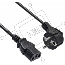 Кабель Buro BU-PCAB-3M-16A IEC C13 Евровилка 3м