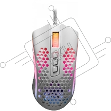 Мышь проводная Defender Redragon Storm белый, 12400 dpi, USB, кнопки - 8