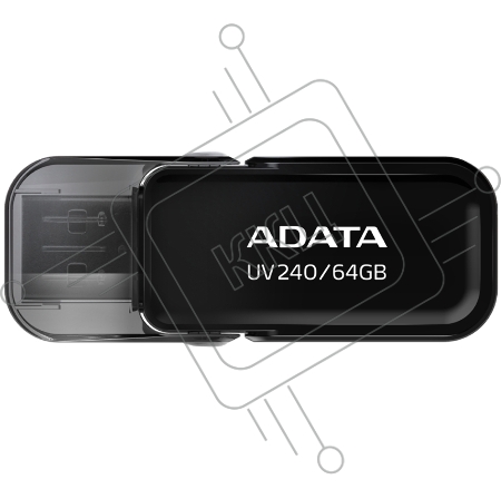 Флеш диск 64GB ADATA UV240, USB 2.0, Черный