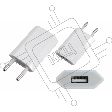 Сетевое зарядное устройство iPhone/iPod USB белый (СЗУ) (5 V, 1000 mA) Rexant