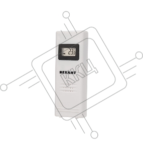 Электронный термометр с часами и беспроводным выносным датчиком