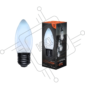Лампа филаментная REXANT Свеча CN35 9.5 Вт 915 Лм 4000K E27 матовая колба