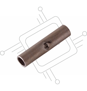 Соединительная гильза L-26 мм 16 мм² (ГМЛ (DIN) 16) REXANT