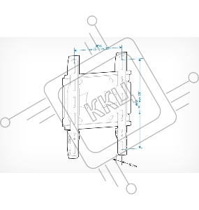 Кронштейн для телевизора Holder LCDS-5045 металлик 19