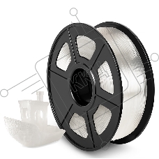 Филамент NVPRINT ABS Transparent для 3D печати диаметр 1.75мм  длина 330 метров  масса 1 кг