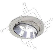 Комплект встраиваемого поворотного светильника Ambrella light XC7653022 SGR/PSL серый песок/серебро полированное MR16 GU5.3 (C7653, N7032)