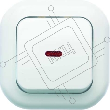 Выключатель 1-кл. СП Валентина  10А IP20 С16-068 с индик. бел. Кунцево 7645