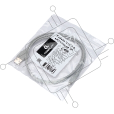 Кабель USB2.0 Cablexpert CC-USB2-AM5P-3-N, AM/MiniUSB, медь, экран, Pro, 0.9м серый, пакет
