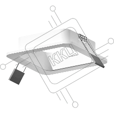 Корпус светильника C7901 SWH белый песок 90*90*H32mm MR16 GU5.3
