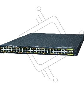 GS-4210-48P4S управляемый коммутатор IPv6/IPv4, 48-Port Managed 802.3at POE+ Gigabit Ethernet Switch + 4-Port 100/1000X SFP (440W)
