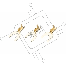 Наконечник вилочный REXANT 6.5 мм, 1-1.5 мм² (НВ 1.5-6)
