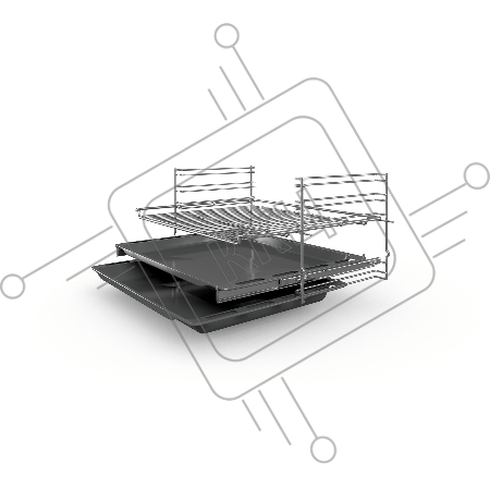 Духовой шкаф BOSCH HBF534EW0Q Встраиваемый электрический духовой шкаф 60 x 60 cm Белый, 66 л, Размеры прибора (мм) 595 x 594 x 548 mm