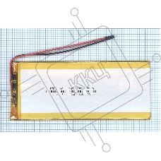 Аккумулятор Li-Pol (батарея) 3*55*130мм 2pin 3.7V/3000mAh