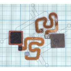 Шлейф со сканером отпечатка пальца для Xiaomi Redmi 5 черный