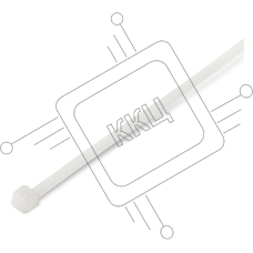 Стяжка нейлоновая Hyperline GT-300IC неоткрывающаяся, безгалогенная (halogen free), 300x3.6мм, (100 шт)