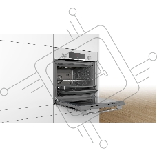 Духовой шкаф Bosch HBF534EW0Q Встраиваемый электрический духовой шкаф 60 x 60 cm Белый, 66 л, Размеры прибора (мм) 595 x 594 x 548 mm