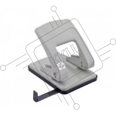 Дырокол Kw-Trio Stylish Heavy Duty 976L/GR, до 40 листов, металл серый, отверстий: 2, с линейкой