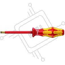 Отвертка WERA 006115 VDE 1000V 0,8х4,0х100мм  многокомпонентная