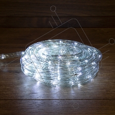 Дюралайт LED, свечение с динамикой (3W), 24 LED/м, белый, 14м