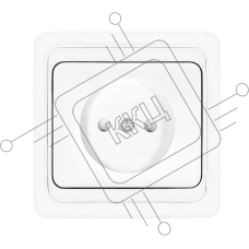 Розетка 1-м СП Валери 16А IP20 защ. шторки бел. Universal В0022x