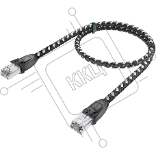 Патч-корд GCR PROF прямой 5.0m, UTP медь кат.6, STRONG черно-белый нейлон, ethernet high speed 10 Gbит/с, T568B, GCR-52779 Патч-корд GCR PROF прямой 5.0m, UTP медь кат.6, STRONG черно-белый нейлон, ethernet high speed 10 Gbит/с, T568B, GCR-52779