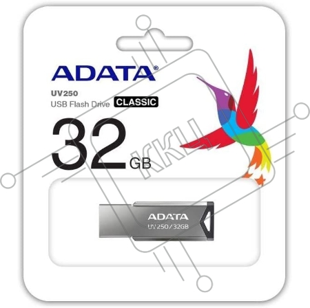 Флеш Диск A-Data 32Gb UV250 AUV250-32G-RBK USB2.0 черный