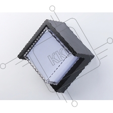 Уличный настенный архитектурный светильник ST5233 BK черный IP65 LED 4200K 12W 220*220*100