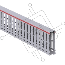 Короб перфорированный RL12 25x80 серый QUADRO