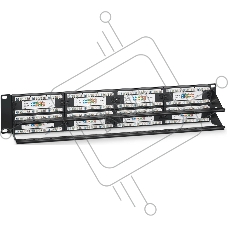 Патч-панель Cabeus PL-48-Cat.5e-Dual 19