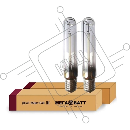 Лампа газоразрядная натриевая ДНаТ 250 E40 (25) МЕГАВАТТ 02942