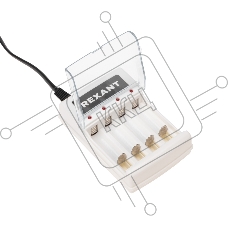 Зарядное устройство PC-05 для аккумуляторов типа АА/ААА Rexant Зарядное устройство PC-05 для аккумуляторов типа АА/ААА Rexant