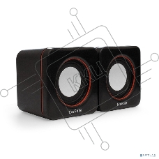 Акустическая система 2.0 ExeGate EX287050RUS Disco 160 (питание USB, 2х3Вт (6Вт RMS), 100-20000Гц, черный)