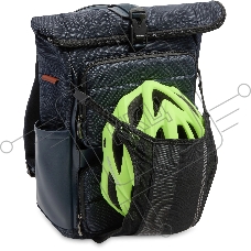 Рюкзак мужской Piquadro Oberon CA7280W150/BLU роллтоп синий нейлон/натур.кожа