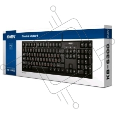Клавиатура SVEN KB-S300 / USB / WIRED / Black