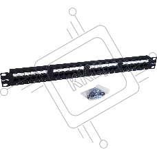 Патч-панель  NTSS-PP-1U-24-UTP-RJ45-6-D 19
