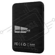 Внешний аккумулятор MORE CHOICE (4620202558268) РВ39-05 -5000mAh Dark Grey