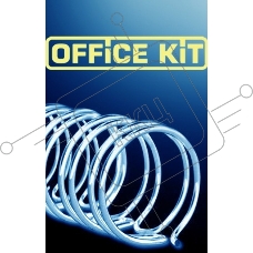 Пружины для переплета металлические Office Kit d=14.3мм 100-120лист A4 черный (100шт) OKPM916B