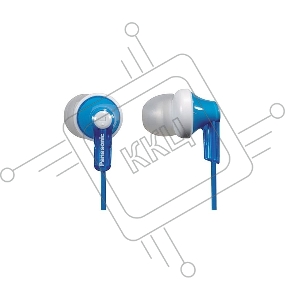Наушники вкладыши Panasonic RP-HJE118GUA 1.1м белый/голубой проводные (в ушной раковине)
