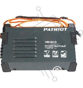 Сварочный аппарат Patriot WM180D инвертор ММА 7.8кВт