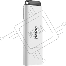 Флеш диск Netac U185 64Gb <NT03U185N-064G-30WH>, USB3.0, с колпачком, пластиковая белая